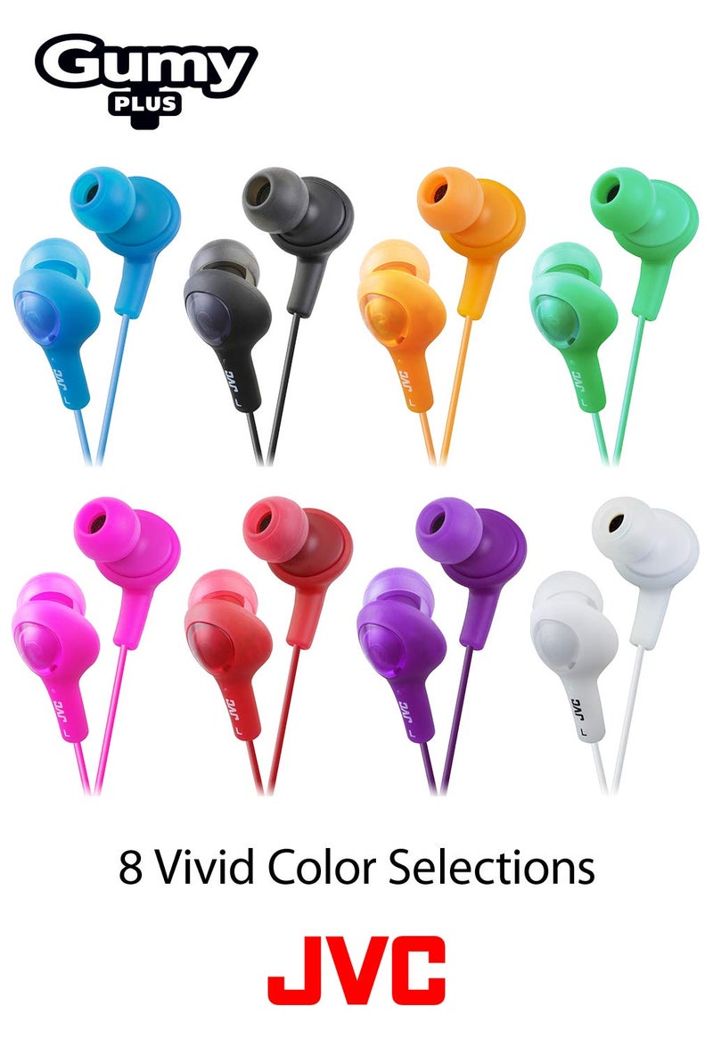 JVC HAFX5V Gumy Plus Inner Ear Headphones (Grape Violet) - Image 3
